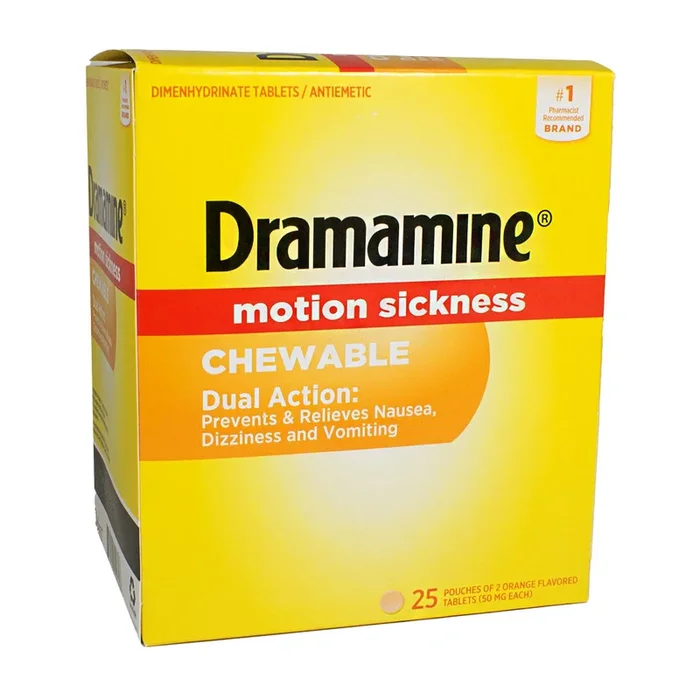 Dramamine Motion Sickness Relief Tablets – Pack of 2