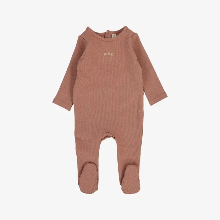 Dreamy Graphic Footie – Deep Pink