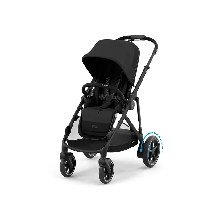 e-Gazelle S Stroller – Black/Moon Black