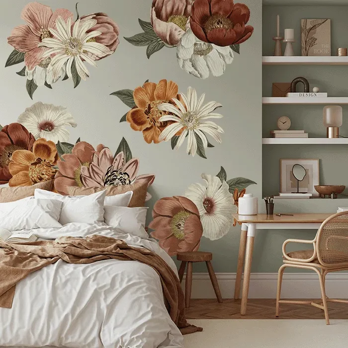 Eden Floral Wall Decal Clusters