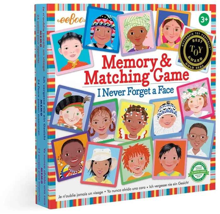 eeBoo Memory & Matching Game – I Never Forget a Face