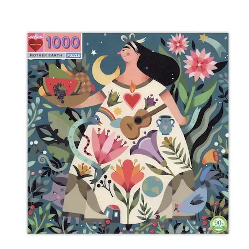 Eeboo Mother Earth 1000 Piece Square Puzzle