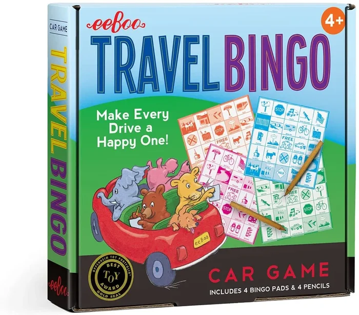 eeBoo Travel Bingo Car Game