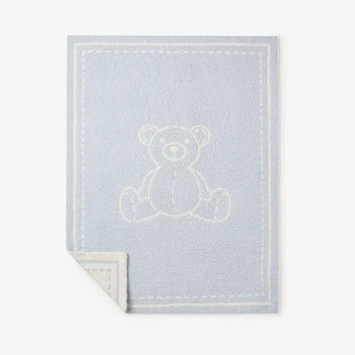 Elegant Baby Chenille Knit Baby Blanket