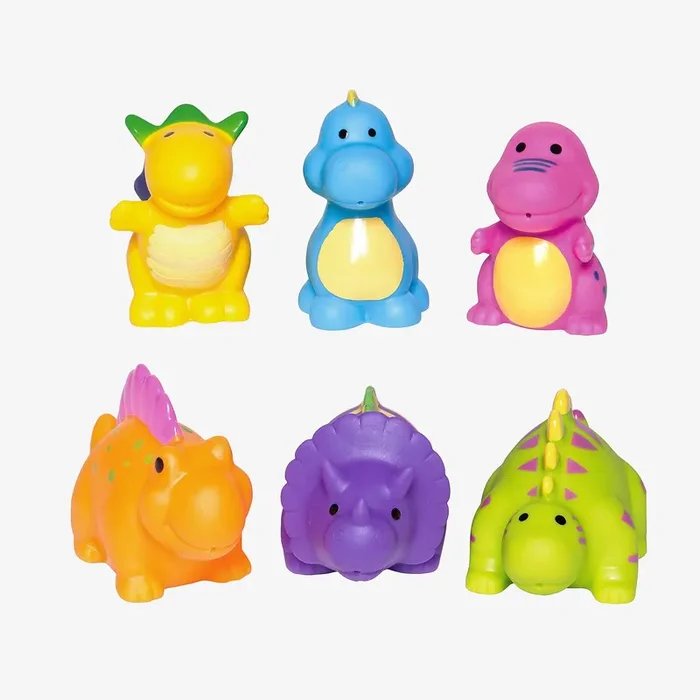 Elegant Baby Dinosaur Party Squirtie Baby Bath Toy