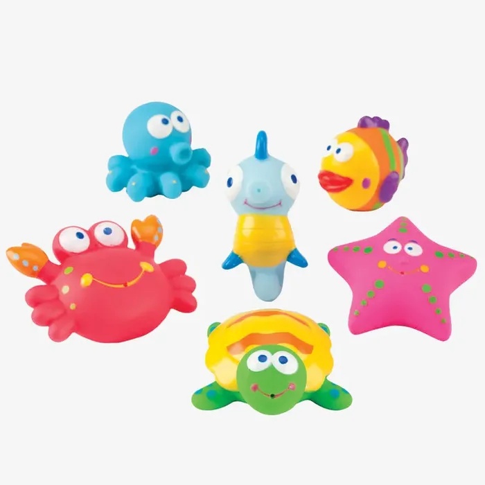Elegant Baby Lagoon Party Squirtie Baby Bath Toy