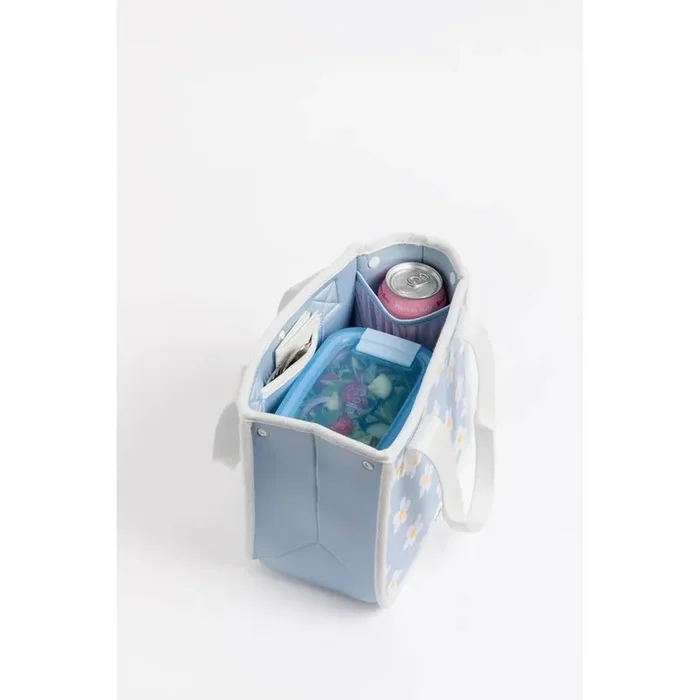 Ello Daisy Food Storage Container Lunch Bag Blue
