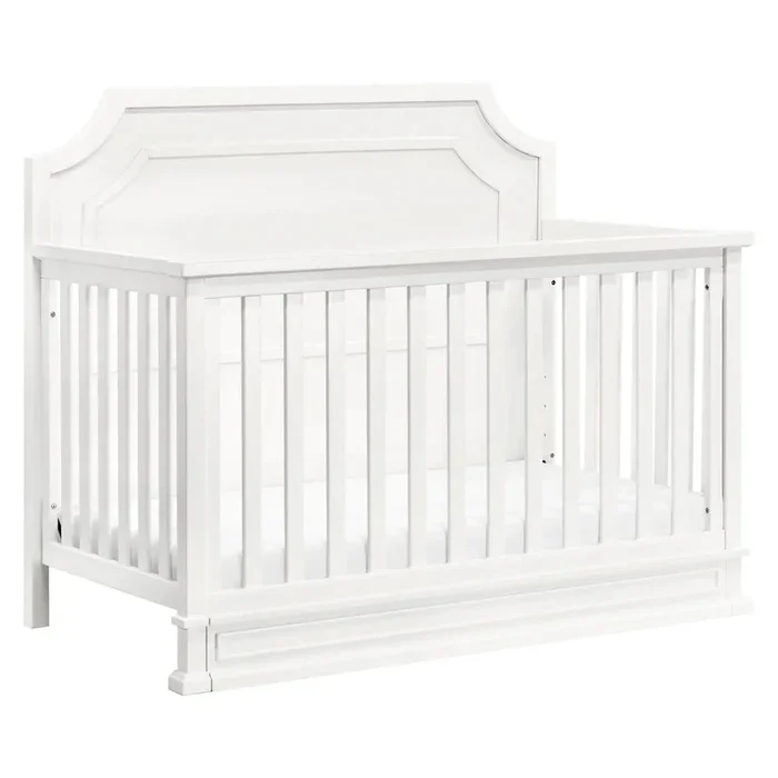 Emma Regency 4 in 1 Convertible Crib in Warm White