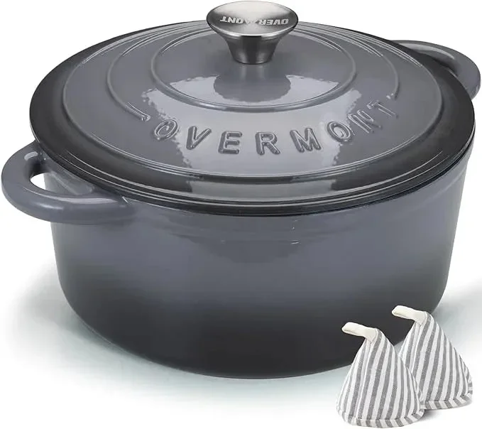 Enameled Cast ironDutch Ovens – Grey