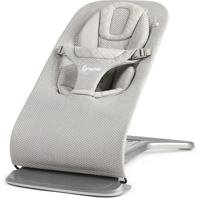 Ergobaby 3-in-1 Evolve Mesh Bouncer – Light Grey