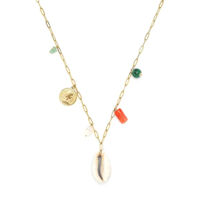 Evangeline Mixed Pendant Necklace