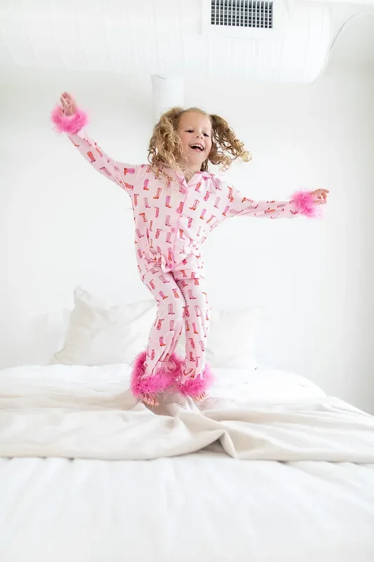 Exclusive Yee Haw Hollie Girl’s Flare Feathered Dream Set