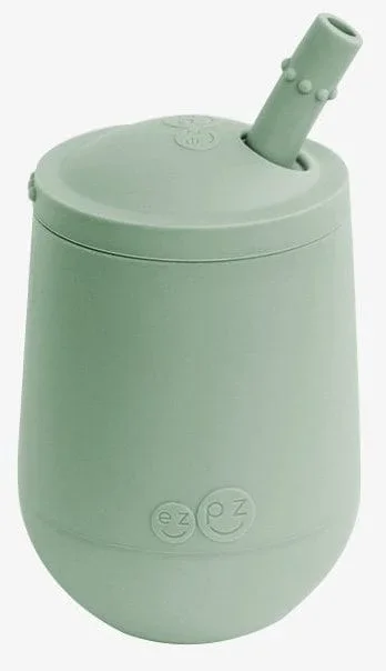 EZPZ Mini Cup Training Cup + Straw Training System – Sage