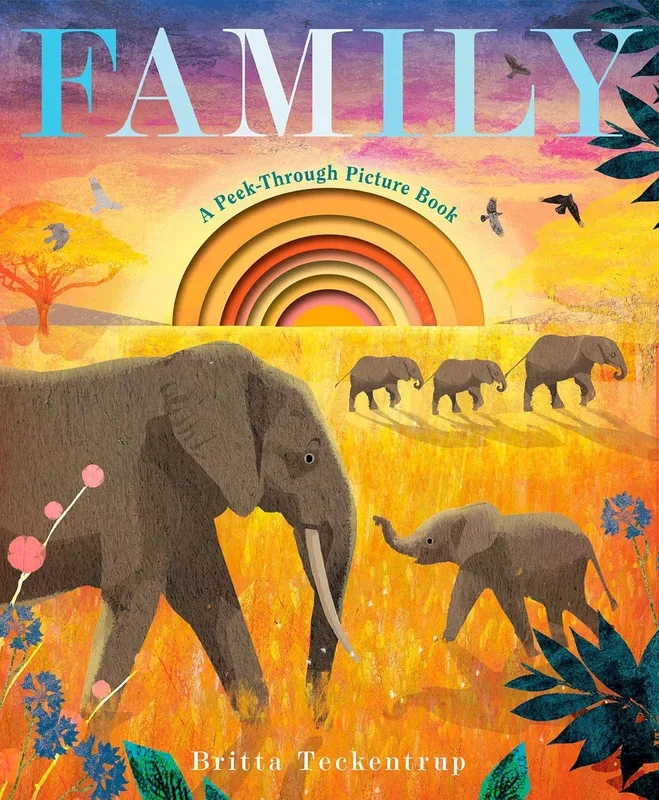 Family A Peek-Through Picture Book