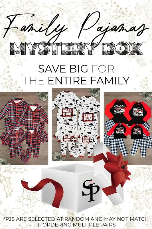 Family Pajamas Mystery Box – Christmas