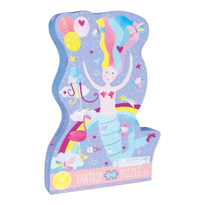 Fantasy 40pc “Mermaid ” Shaped Puzzle Box