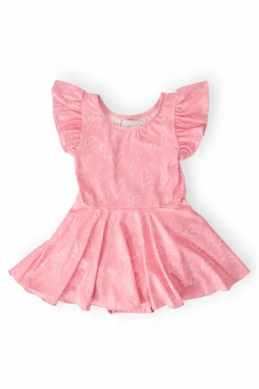 Feeling Pink S/S Twirl Leotard