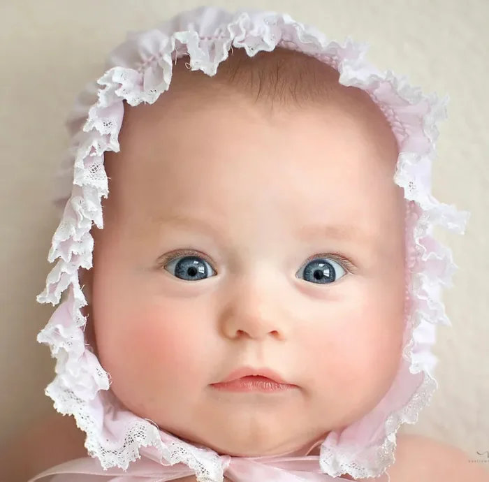 Feltman Brothers Pink Smocked Lace Bonnet