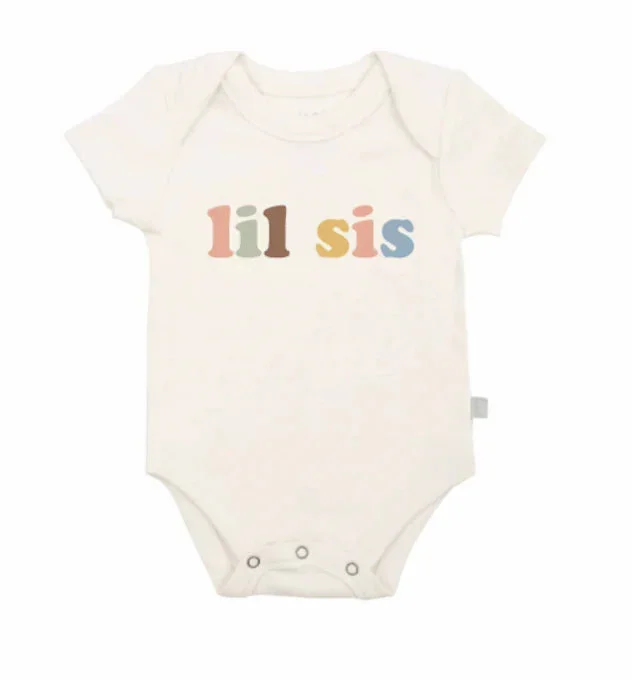 Finn + Emma Organic Baby Onesie – Lil Sis