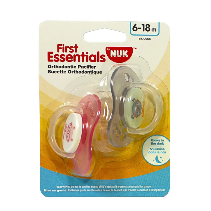 First Essentials by NUK Comfort Fit Pacifier Size 2 – Pack of 2