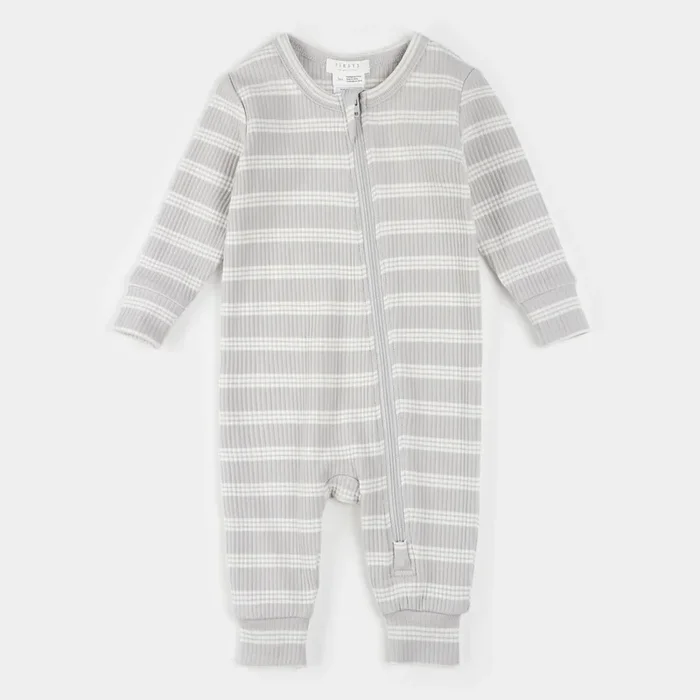 FIRSTS Multistriped Lunar Rock Modal Rib Sleeper