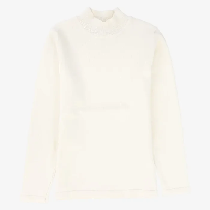 Fitted Turtleneck – Ivory