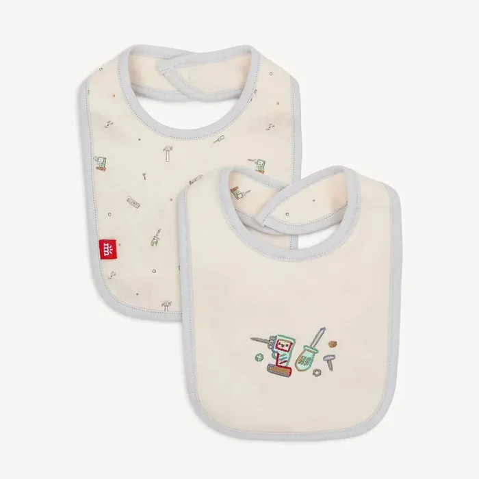 FIX IT FRIENDS ORG COTTON REVERSIBLE BIB