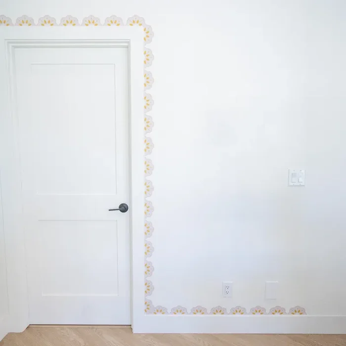 Fleur Scallop Wall Decal