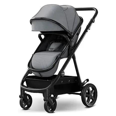 (Floor Model) Meteor Stroller – Grey / Black Frame
