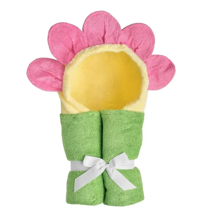 Flower Hooded Toddler Towel