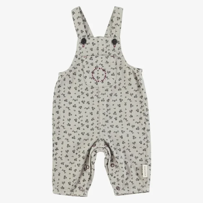 Flower Romper – Light Grey