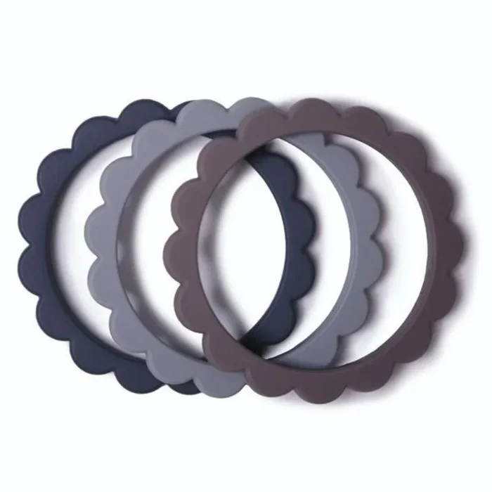 Flower Teething Bracelet – 3 Pack