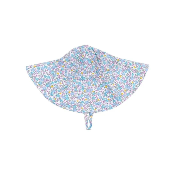 Flowers and Berries Wide Brim Sunhat
