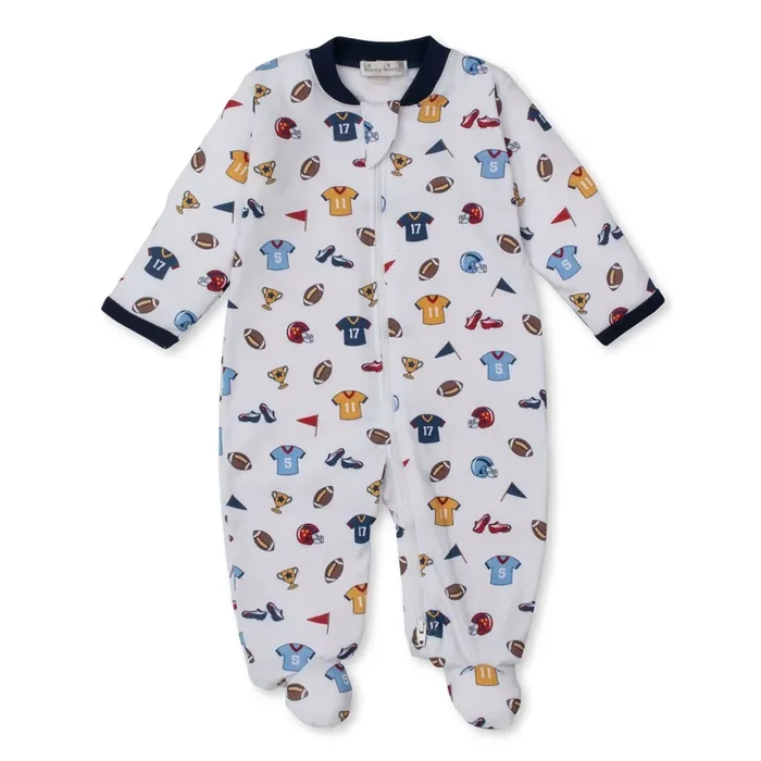 Football Fever Footie w/Zip