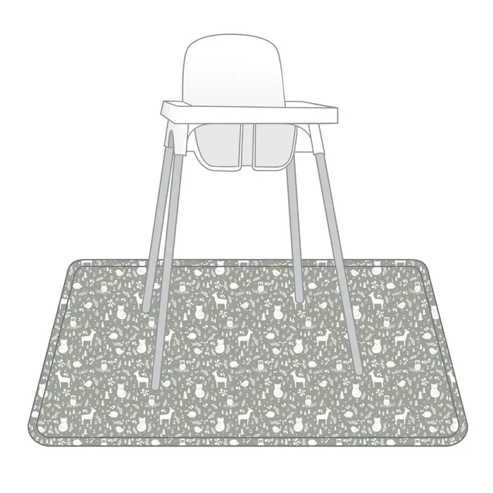 Forest Friends Splash Mat – A Waterproof Catch-all For Highchair Spills And More!