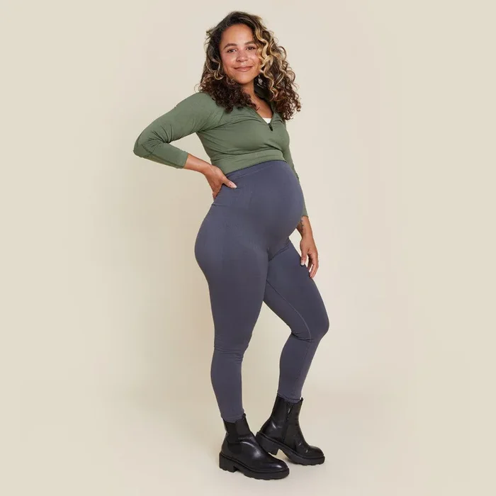 Freerider Co. Maternity Bump Support Leggings – Charcoal