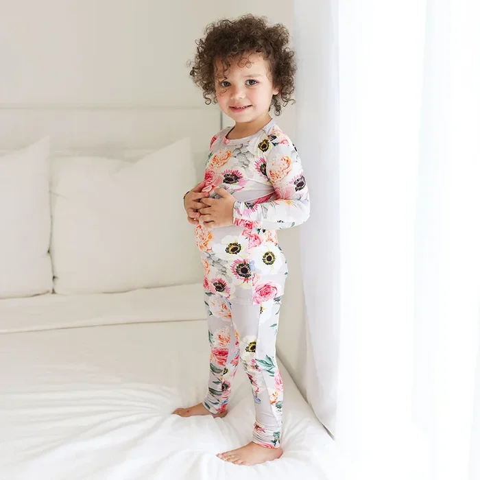 French Gray Classic Pajama Set