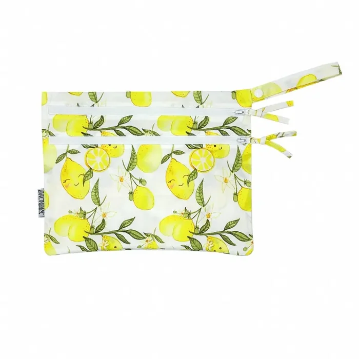 Fresh Lemon – Waterproof Wet Bag (for Mealtime, On-the-go, And More!)