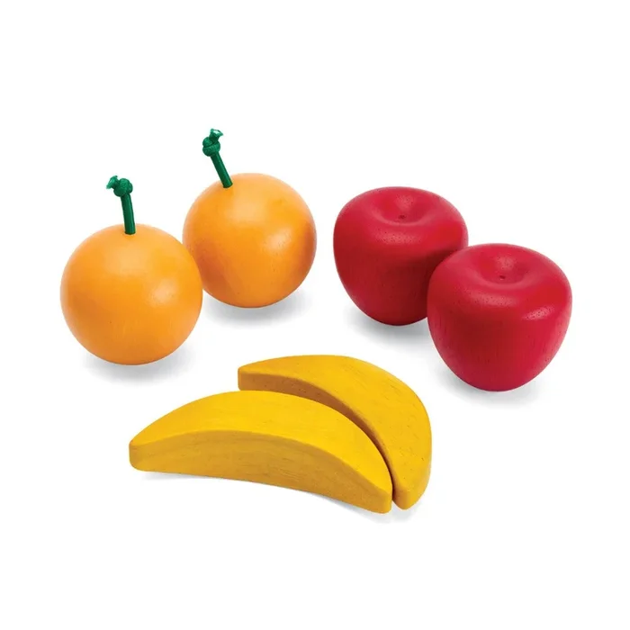 Fresh Produce Set A (Apples, Oranges, & Bananas)