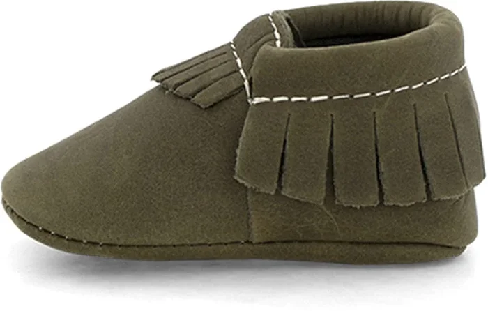 Freshly Picked Moccasins, Size 2 – Fern