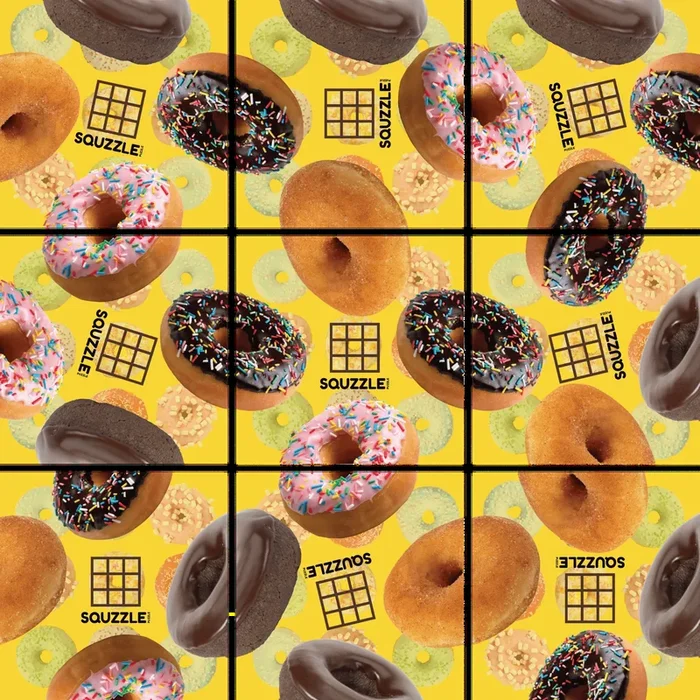 Fun Squared Games Squzzle Puzzle | Donuts