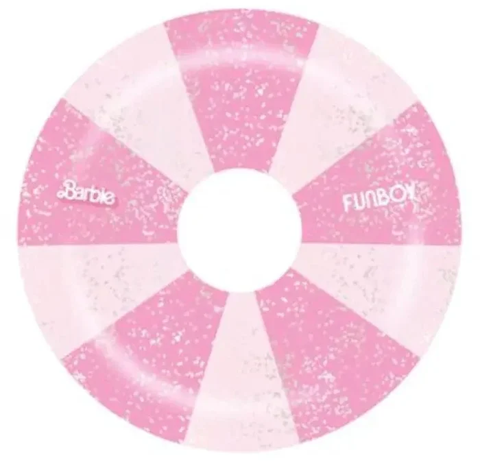 FUNBOY X Barbie Tube Float – Pink Glitter