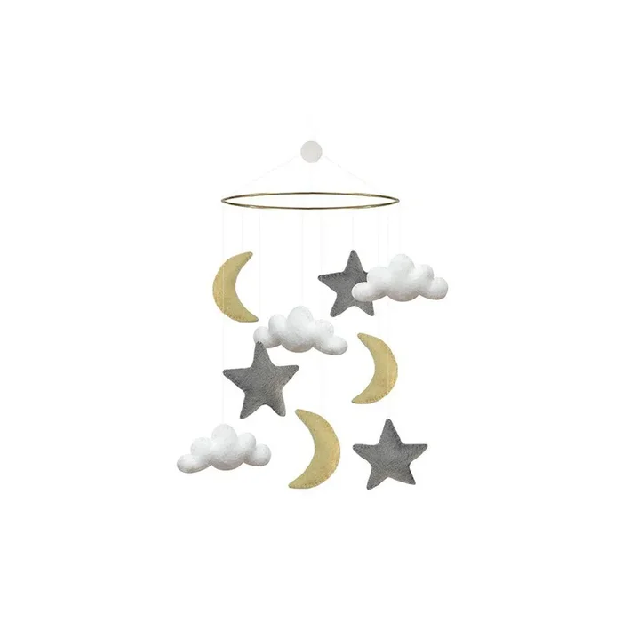 GAMCHA Mobile – Moon/Cloud/Star – Grey