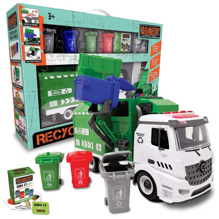 Garbage Recycling Truck – Lights and Sound