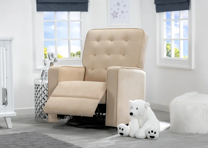 Gavin Nursery Glider Swivel Recliner Featuring LiveSmart Fabric by Culp