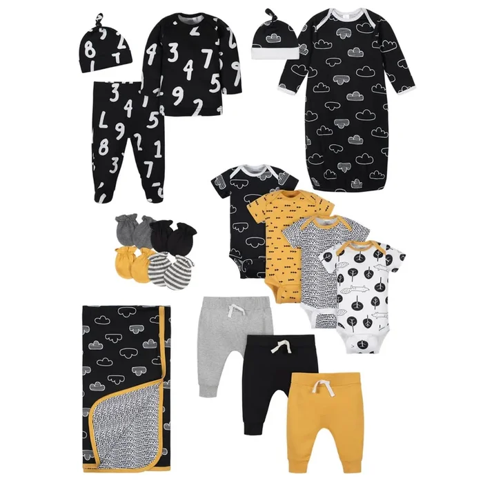Gerber® 17-Piece Baby Boys’ Nature Gift Set