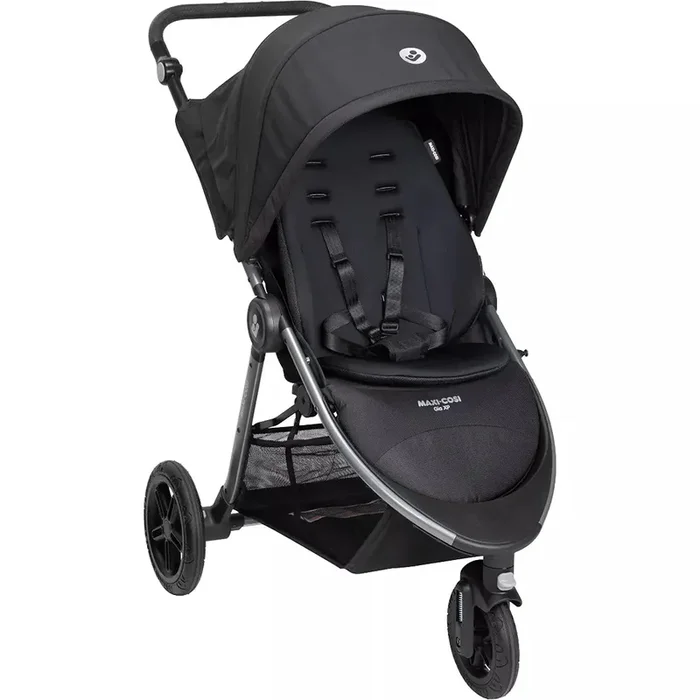Gia XP 3-Wheel Stroller Midnight Black
