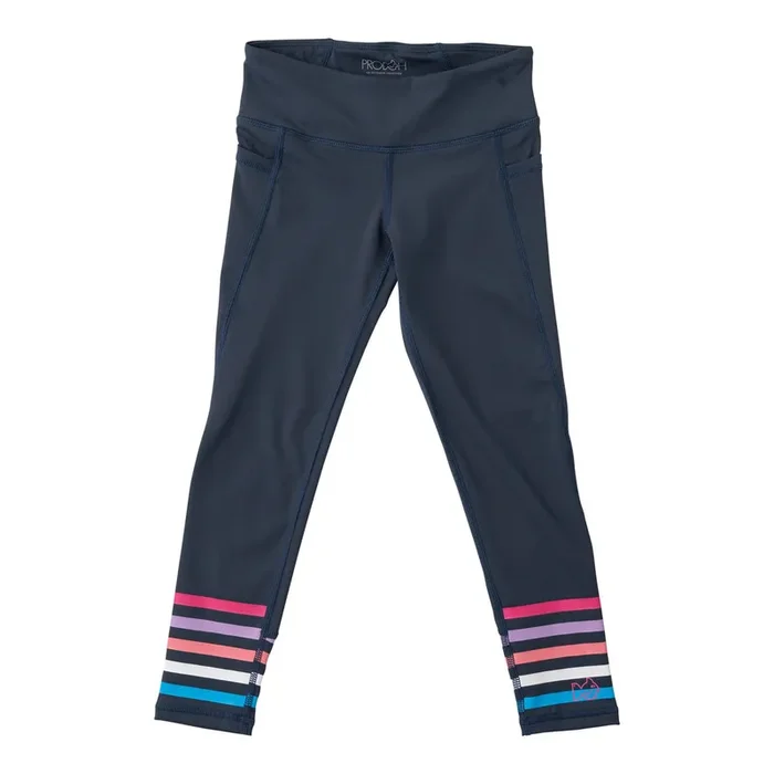 GIRL’S ATHLETIC LEGGING IN BIG DIPPER NAVY BLUE