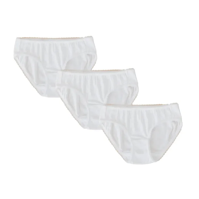 Girls’ Wedgie-free Panty Briefs – Set Of 3