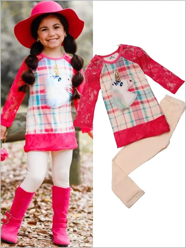 Girls Classic Beauty Tunic and Legging Set